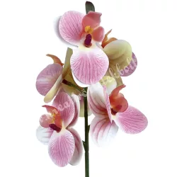 Real touch orchidea ág, cirmos rózsaszín, 43 cm