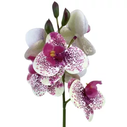Real touch orchidea ág, lila, 43 cm