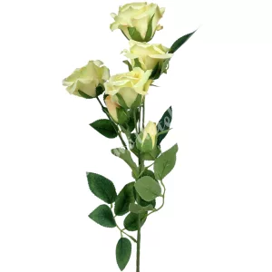 Selyem rózsaszál, sárga, 60 cm