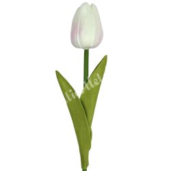 Gumi tulipán, cirmos rózsaszín, 33 cm