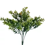 Bukszus csokor, zöld-okker, 33 cm
