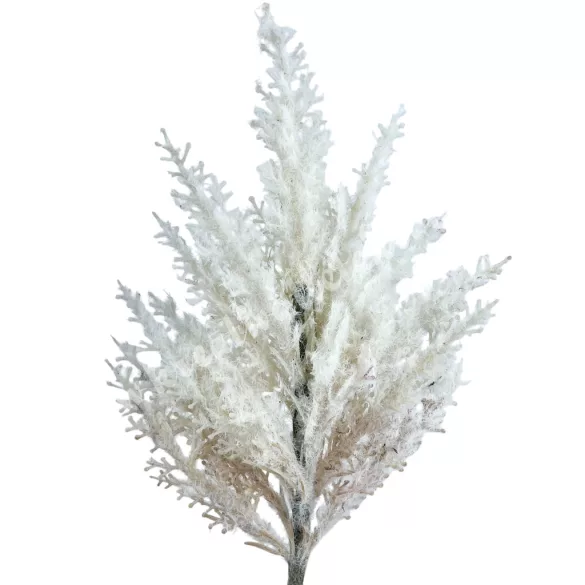 Tujaág, flokkolt, fehér, 29 cm