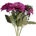 Dália csokor, pink, 29 cm