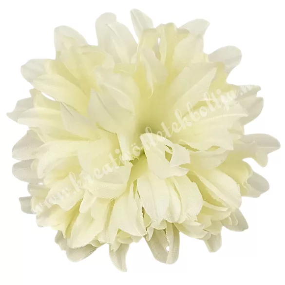 Krizantém fej, krém, 13 cm