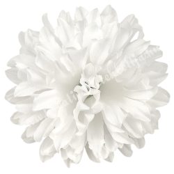 Krizantém fej, fehér, 13 cm