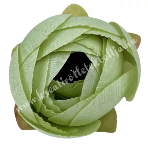 Boglárka virágfej, zöld, 4 cm
