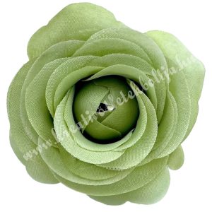 Rózsa virágfej, zöld, 5 cm
