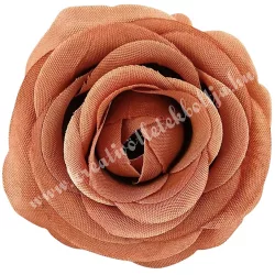 Rózsa virágfej, rozsda, 5 cm