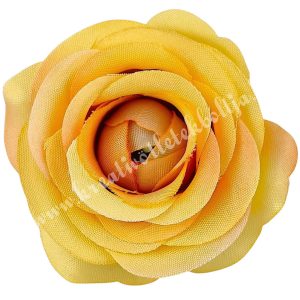 Rózsa virágfej, sárga, 5 cm