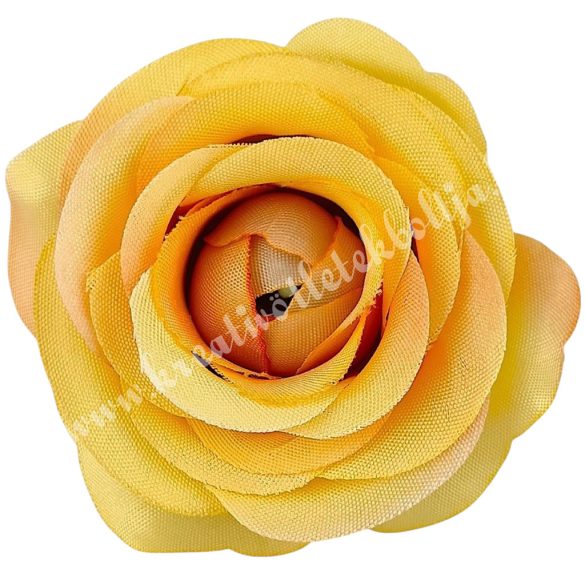 Rózsa virágfej, sárga, 5 cm