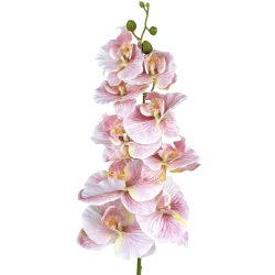 Real touch orchidea ág, rózsaszín, 96 cm