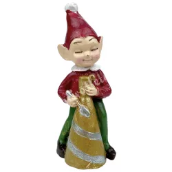 Polyresin manó, haranggal, 4,5x10 cm