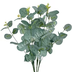 Eukaliptusz csokor, zöld, 45 cm
