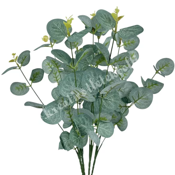 Eukaliptusz csokor, zöld, 45 cm