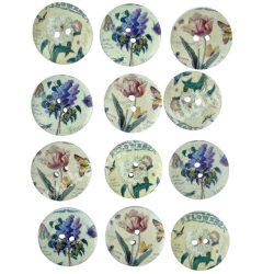 Fagomb, virág, 2,5 cm, 12 db/csomag