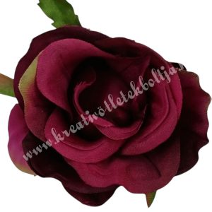Rózsa virágfej, burgundi, 5,5 cm