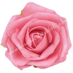 Polifoam rózsa levéllel, mályva, 8x6 cm