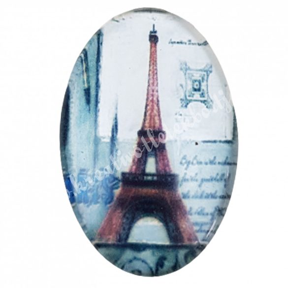 Eiffel tornyos cabochon, 2x3 cm