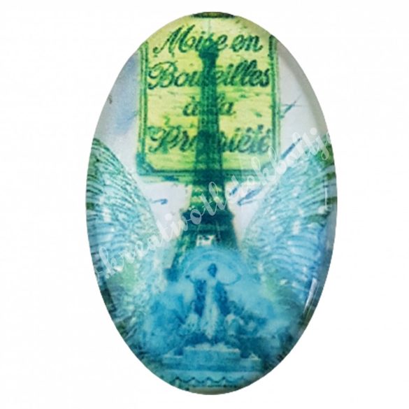 Eiffel tornyos cabochon, 2x3 cm