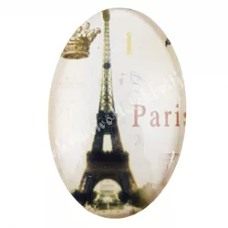Eiffel tornyos cabochon, 2x3 cm