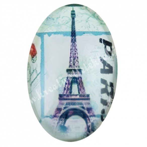 Eiffel tornyos cabochon, 2x3 cm
