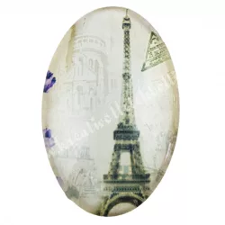 Eiffel tornyos cabochon, 2x3 cm
