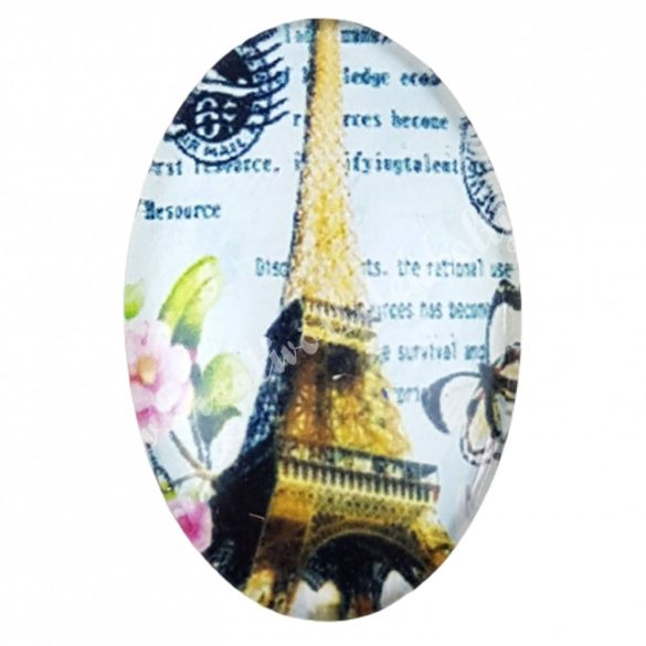 Eiffel tornyos cabochon, 2x3 cm