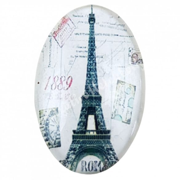 Eiffel tornyos cabochon, 2x3 cm