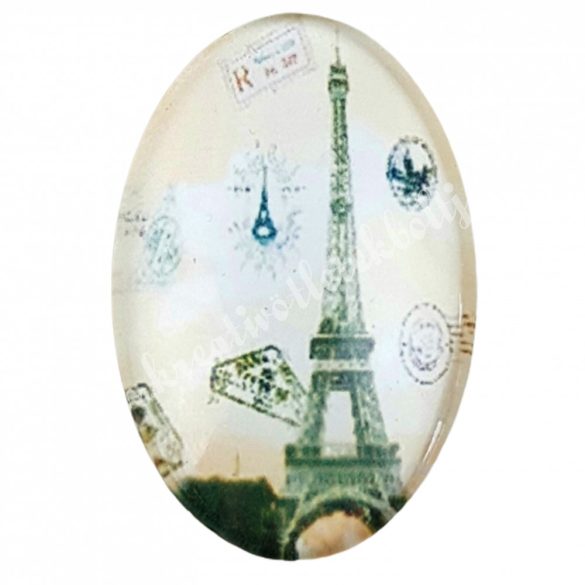 Eiffel tornyos cabochon, 2x3 cm