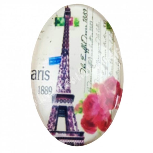 Eiffel tornyos cabochon, 2x3 cm
