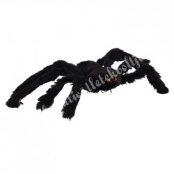 Zsenília pók, fekete, 26x3 cm