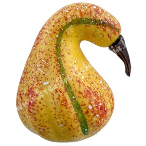 Hungarocell tök, hosszúkás, narancssárga-zöld, 5x7,5 cm