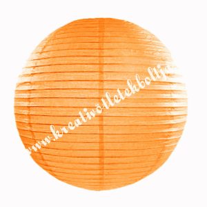 Lampion, narancssárga, 20 cm