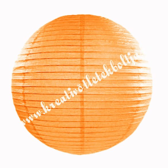 Lampion, narancssárga, 20 cm