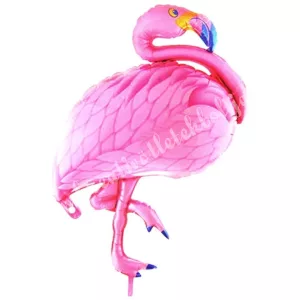 Fólia lufi, flamingó, 51x105 cm