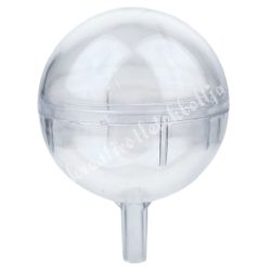 Műanyag bonbontartó, kétrészes, 4x5 cm