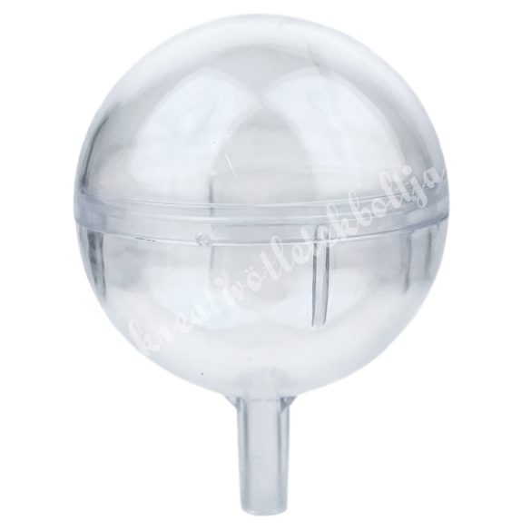 Műanyag bonbontartó, kétrészes, 4x5 cm