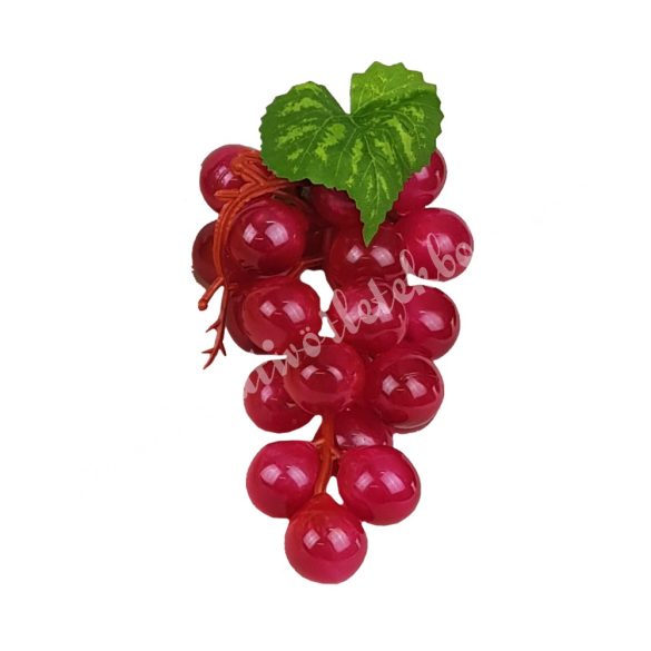 Szőlő, piros, 4,5x10 cm