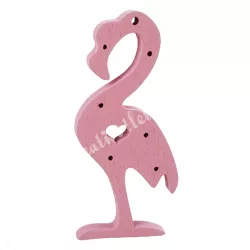 Fa flamingó, rózsaszín, 3x7 cm