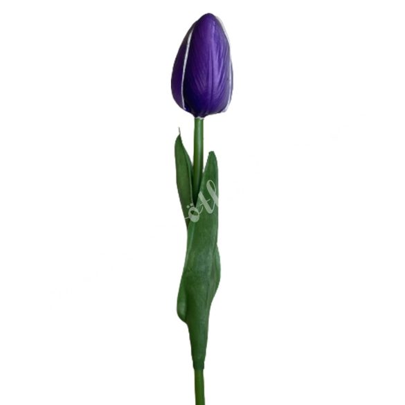 Gumi tulipán, cirmos lila, 33,5 cm