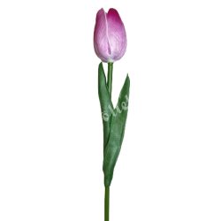 Gumi tulipán, cirmos pink, 33,5 cm