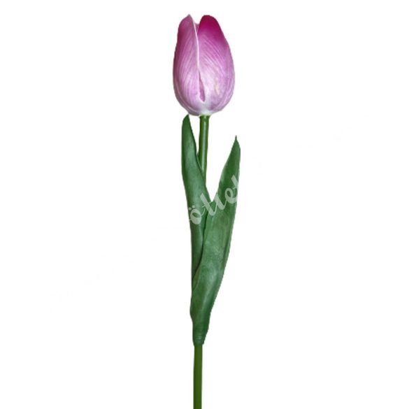 Gumi tulipán, cirmos pink, 33,5 cm