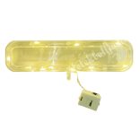 Akril tábla "I Love you" felirattal, LED-világítással, 16x4 cm