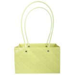 Papír virágtasak füllel, vanília, 22x13,5 cm