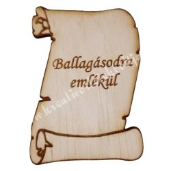 Fa pergamen, Ballagásodra emlékül, 5,7x8,2 cm