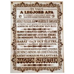 Fatábla, A legjobb apa