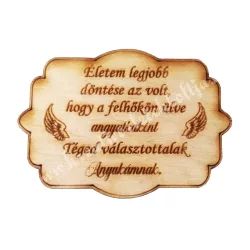 Fatábla anyák napjára idézet