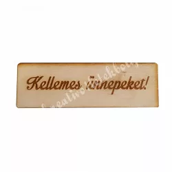 Fatábla, Kellemes Ünnepeket!