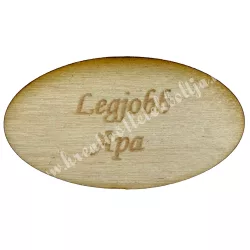 Fatábla ovális, Legjobb Apa