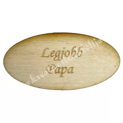 Fatábla ovális, Legjobb Papa